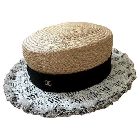 chapeau chanel paille|chanel shop.